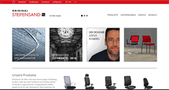 Desktop Screenshot of original-steifensand.de